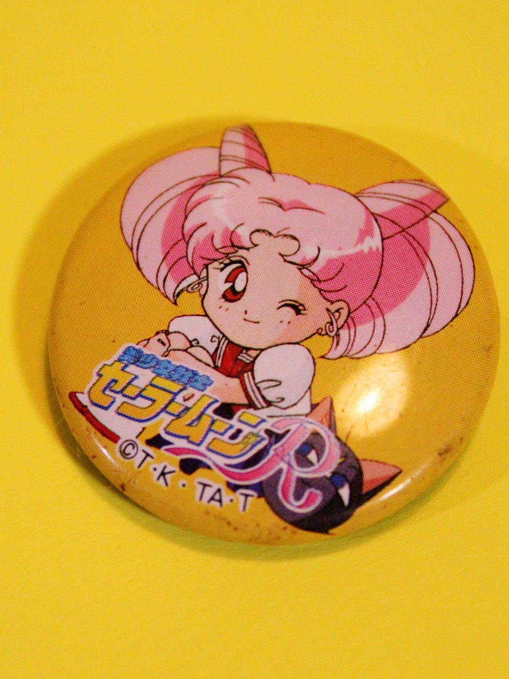 Sailor Moon vintage Chibi Usa Sailor Chibi Moon can badge